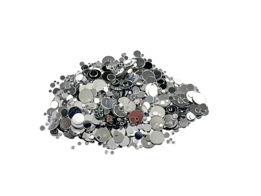 Gina K. Designs - Embellishment - Metallic Dots Silver. Available at Embellish Away located in Bowmanville Ontario Canada.