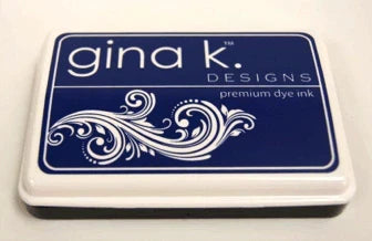 Gina K. Designs - Ink Pad - Select Drop Down. These Ink Pads are Acid Free and PH-Neutral. Large raised pad for easy inking. Coordinates with other Color Companions products including ribbon, buttons, card stock and re-inkers. Each sold separately. Available at Embellish Away located in Bowmanville Ontario Canada. Blue Denim