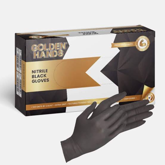 Gloves - Golden Hands Nitrile Black - Medium