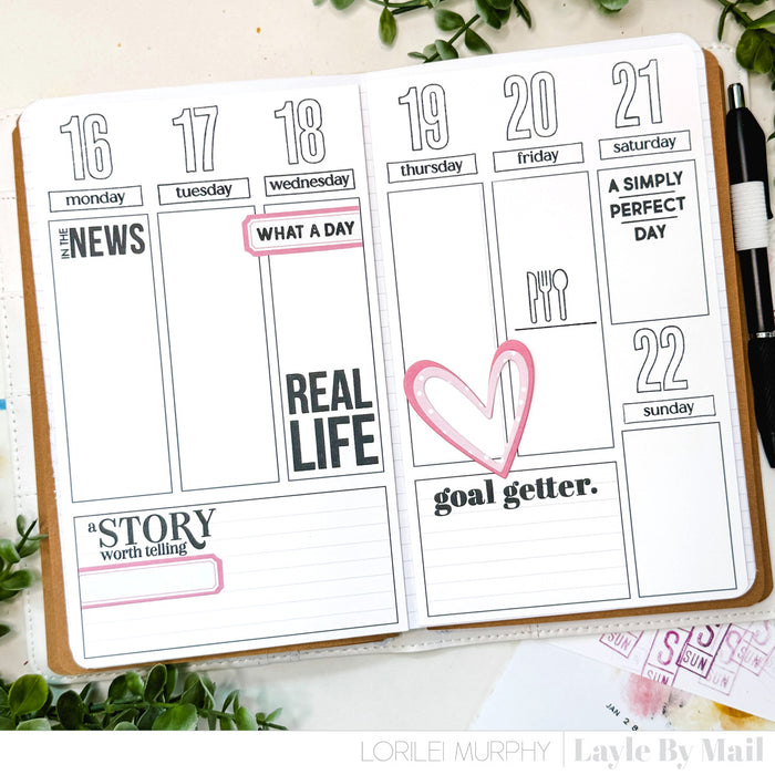 Goal Getter 6x8 Stamp Set - RETIRED