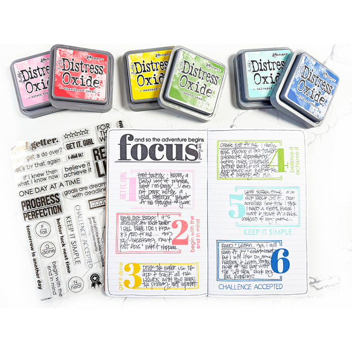 Goal Getter 6x8 Stamp Set - RETIRED