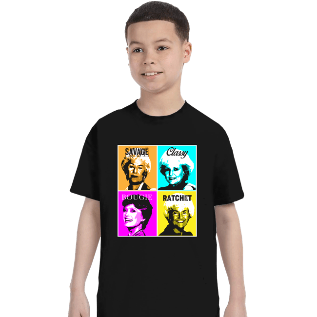 Secret_Shirts T-Shirts, Youth / XS / Black Golden Savages