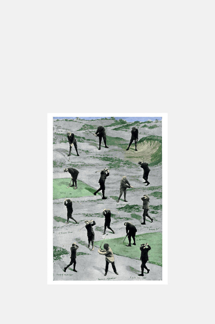The Pattern Book Golf Greeting Card.