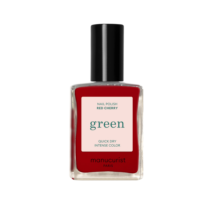 Green Nail Polish - Red Cherry
