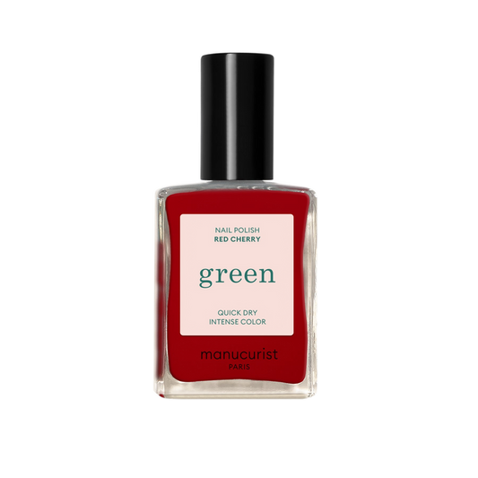 Green Nail Polish - Red Cherry