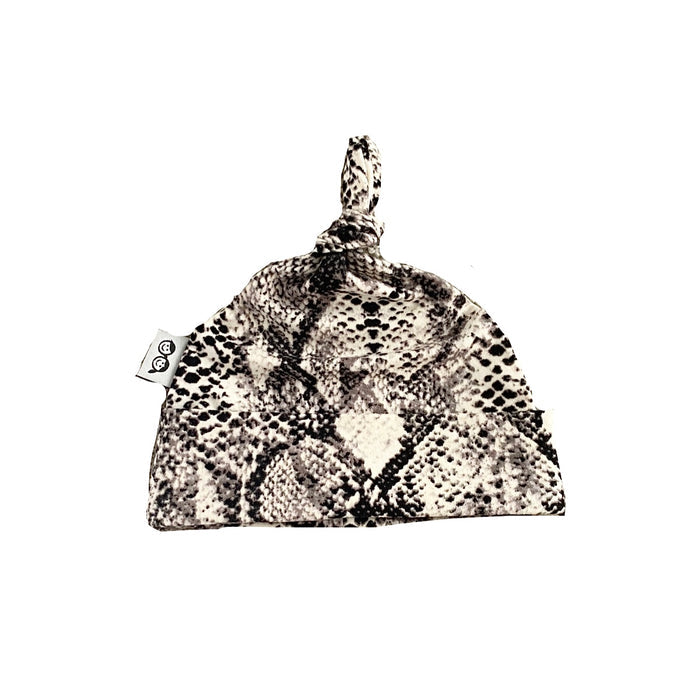 Grey Snake Print Leggings and/or Beanie Knot Hat