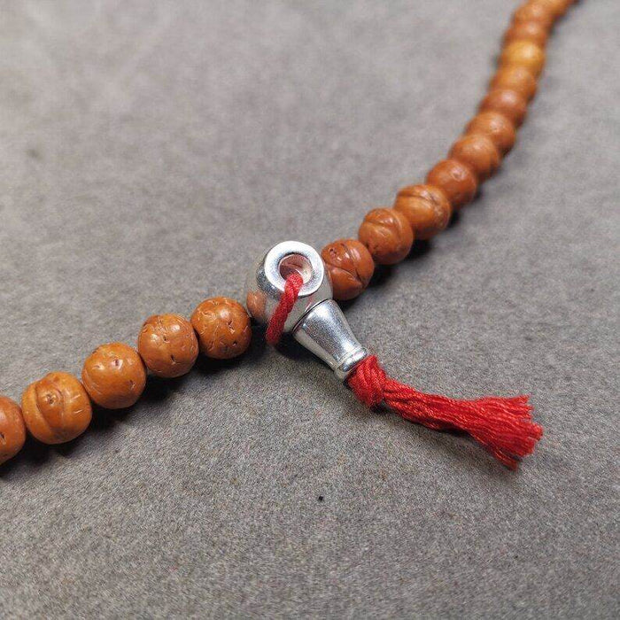 Guru Bead, T-drilled 3-Hole Bead for Prayer Bead - Tibetan Buddhist art, view 5