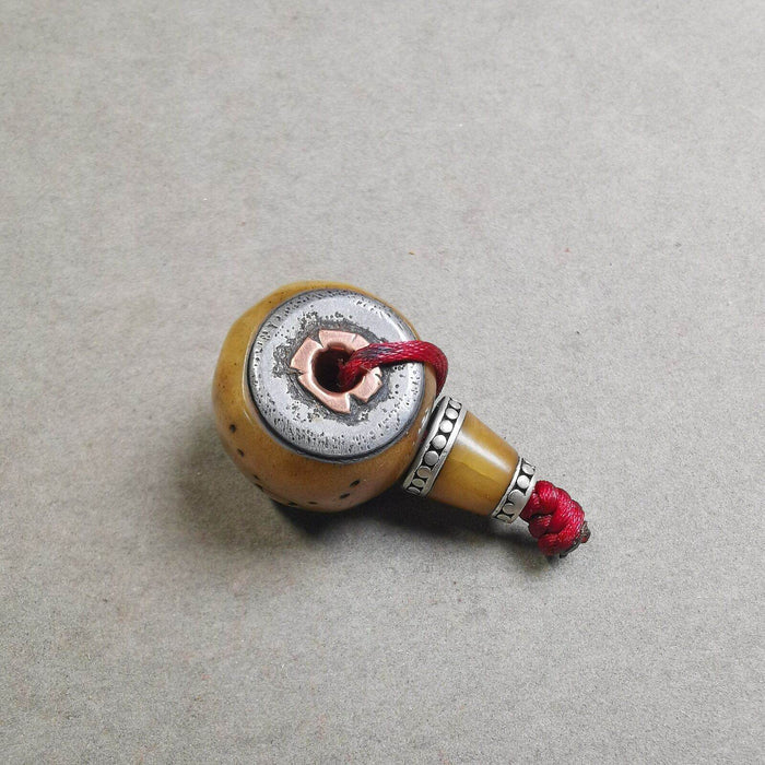 Guru Bead,T-drilled 3-Hole Prayer Bead - Tibetan Buddhist art, view 4
