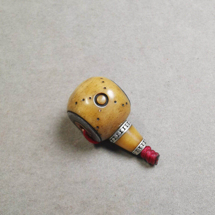 Guru Bead,T-drilled 3-Hole Prayer Bead - Tibetan Buddhist art, view 5