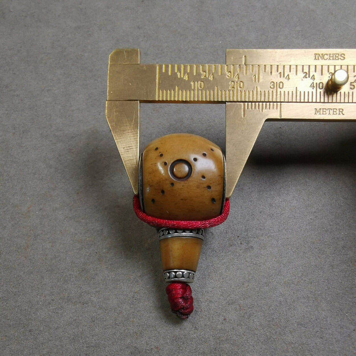 Guru Bead,T-drilled 3-Hole Prayer Bead - Tibetan Buddhist art, view 6
