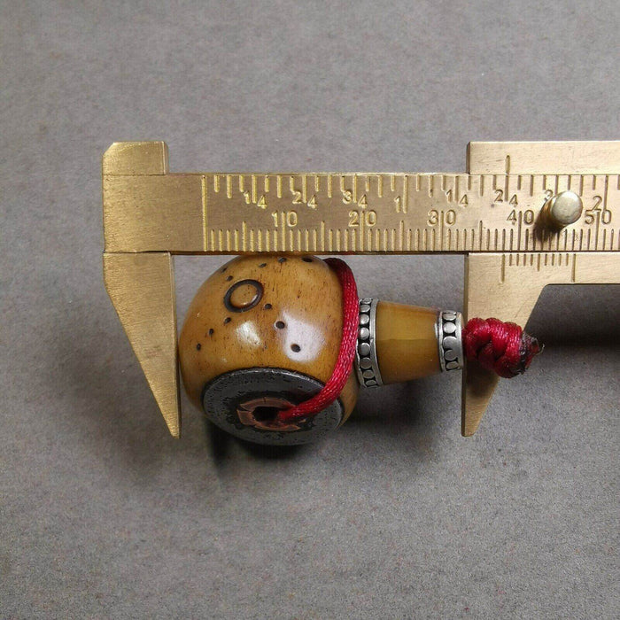 Guru Bead,T-drilled 3-Hole Prayer Bead - Tibetan Buddhist art, view 8