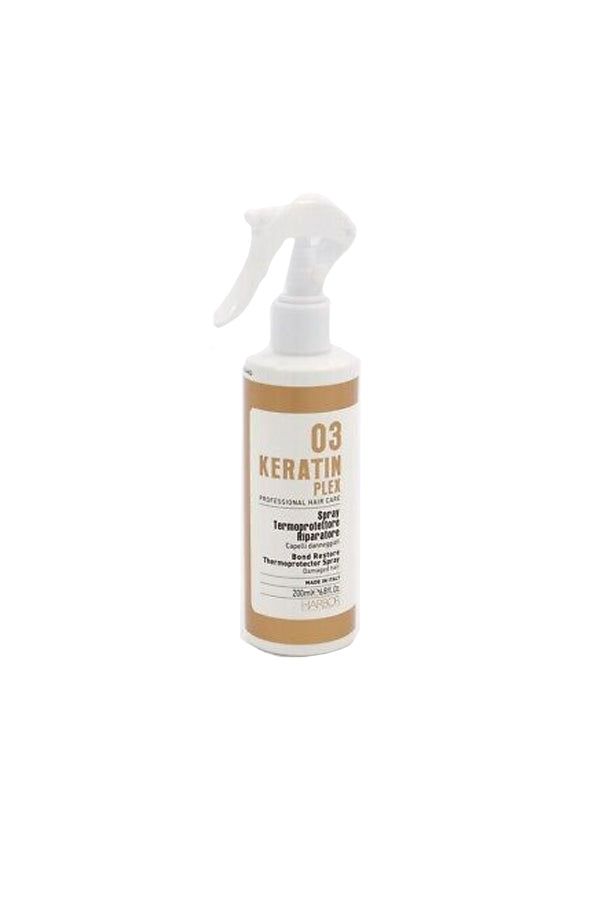 Harbor Natural Cosmetics 03 Keratin Plex Hair Bond Restore Thermoprotector Spray for Damaged Hair 200 ml