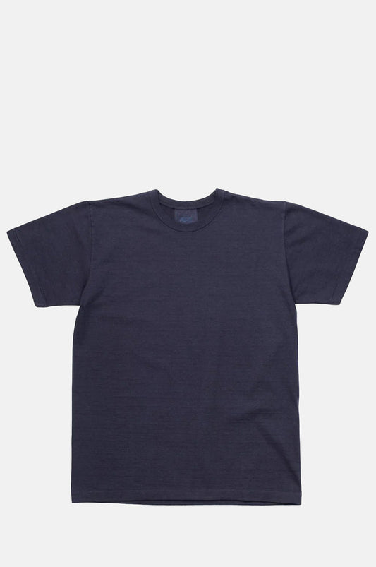 Allevol Heavy Duty Crew Neck T-Shirt Navy.