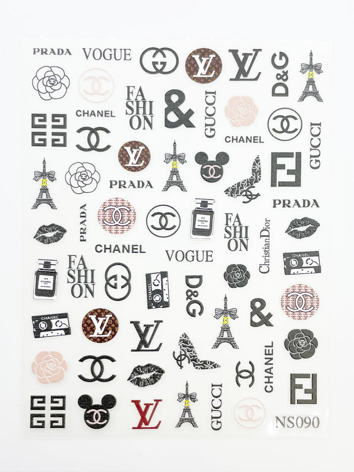High Fashion Couture Self Adhesive Decals | Lula Beauty