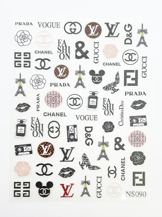 High Fashion Couture Self Adhesive Decals | Lula Beauty