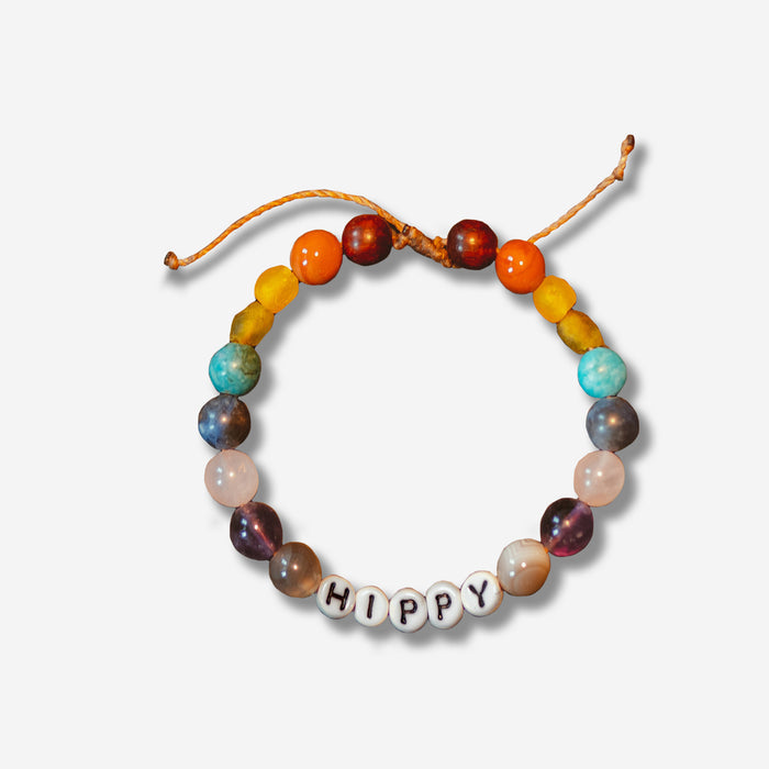 Hippy Feet Gemstone Friendship Bracelet