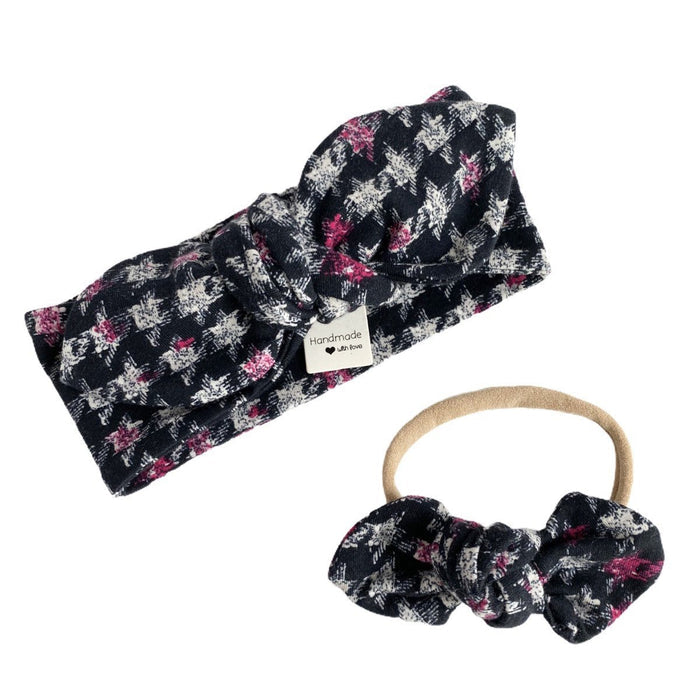 Houndstooth Bummies and/or Headbands