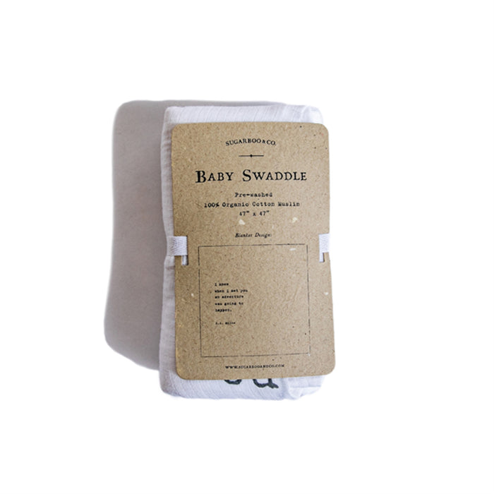 I Knew When I Met You (A.A Milne) Baby Swaddle
