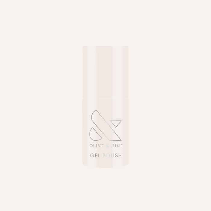 Icing is the Best Part - Gel bottle in soft milky white sheer polish for a smooth long-lasting manicure by Olive and June