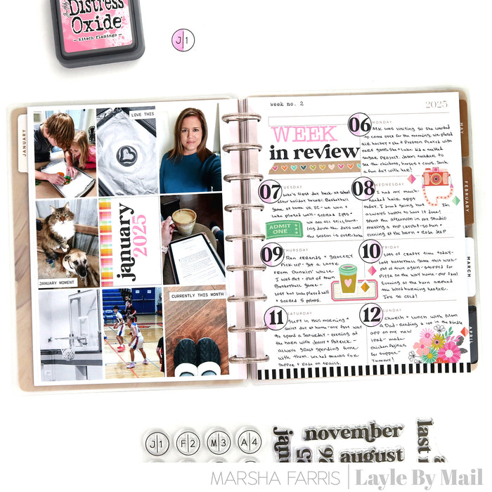 In the Circle - Months 4x4 Stamp Set - RETIRED