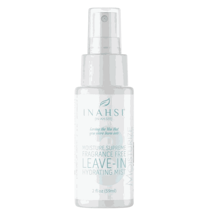 Inahsi Moisture Supreme Fragrance Free leave-in hydrating mist for soft, moisturized, frizz-free curls