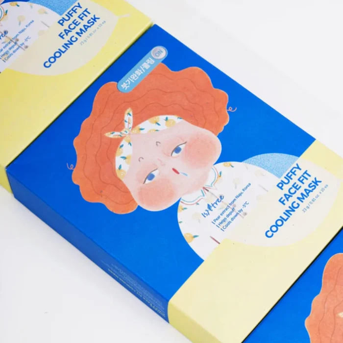 ISNTREE Puffy Face Fit Cooling Mask Set سيت ماسكات البشرة