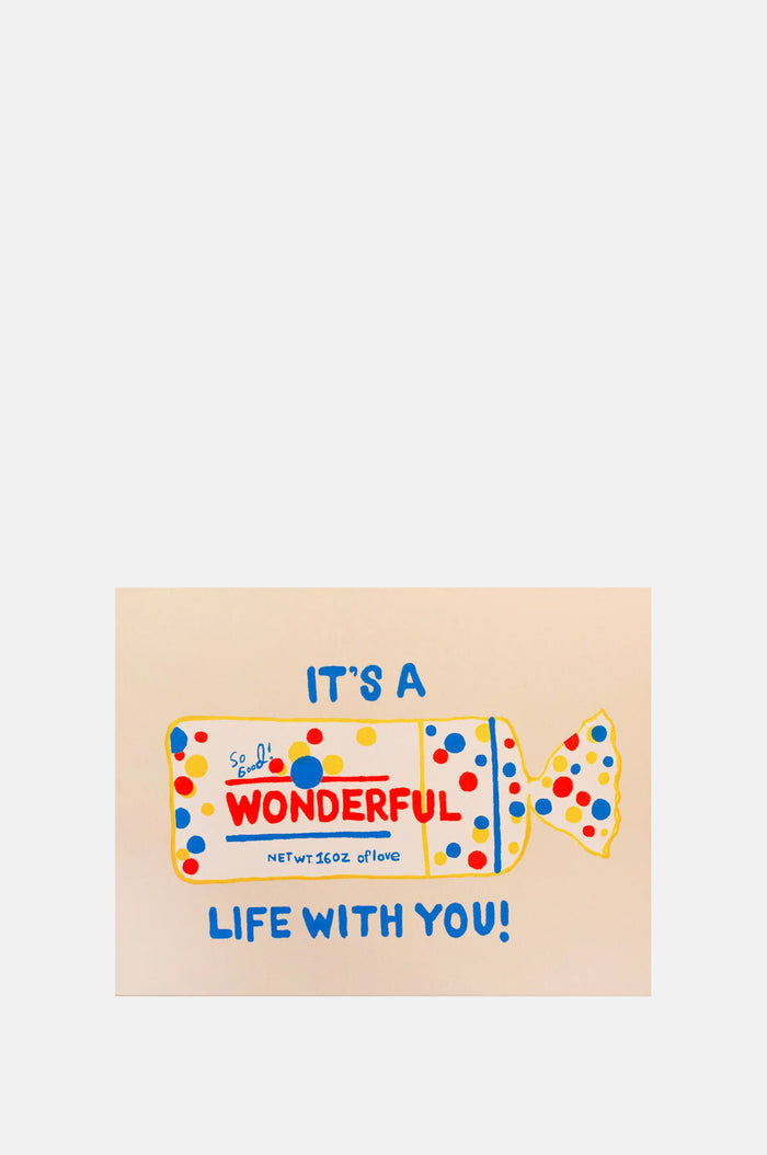 Alphabet Studios Its a Wonderful Life Card.