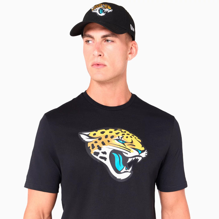 The Male model is wearing Jacksonville Jaguars NFL Black T-Shirt 5