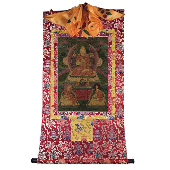 Je Tsongkhapa Image - Tibetan thangka painting, view 7