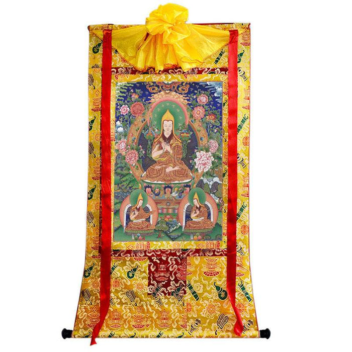 Je Tsongkhapa Image - Tibetan thangka painting, view 8