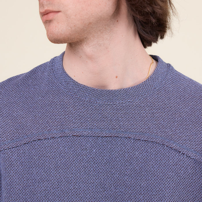J.L-A.L - Crater Short Sleeve T-Shirt - Azure