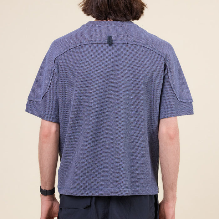 J.L-A.L - Crater Short Sleeve T-Shirt - Azure