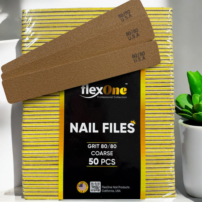 JUMBO Nail File - Gold 80/80 Coarse Grit