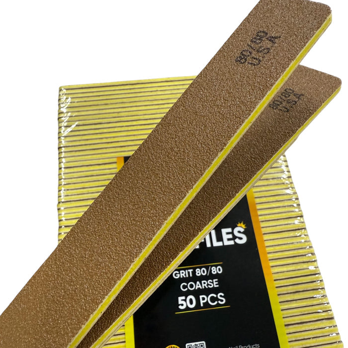 JUMBO Nail File - Gold 80/80 Coarse Grit