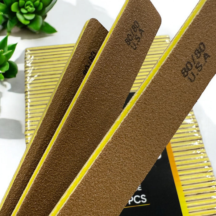 JUMBO Nail File - Gold 80/80 Coarse Grit
