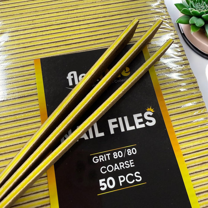 JUMBO Nail File - Gold 80/80 Coarse Grit