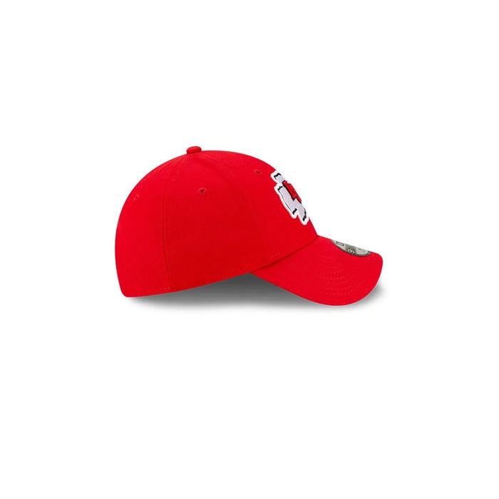 This is a Kansas City Chiefs Youth The League Red 9FORTY Adjustable Cap 5