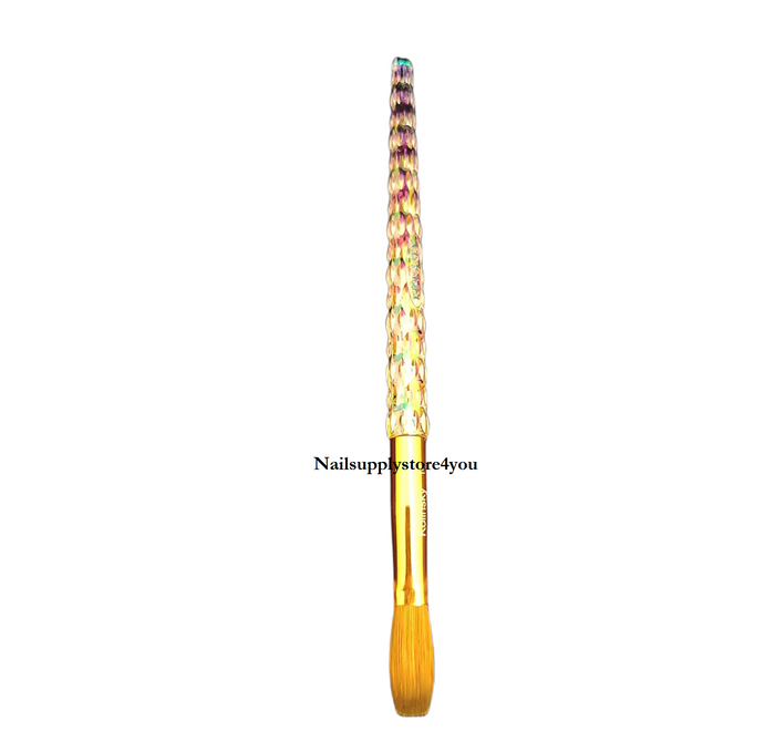 Kiara Sky Nail Brush 100% Kolinsky for Acrylic Powder - Size #14 (Crimped)