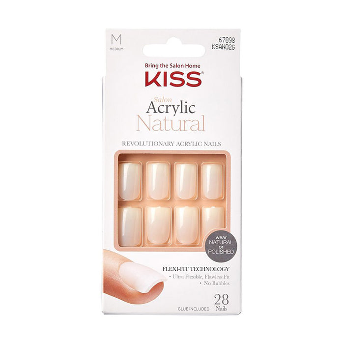 KISS Salon Acrylic Natural [M] #KSAN02 - EUPHORIA