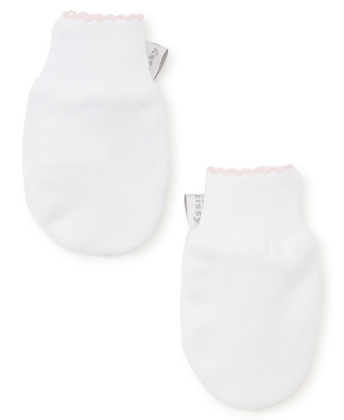 Kissy Kissy Basic Mittens White/Pink