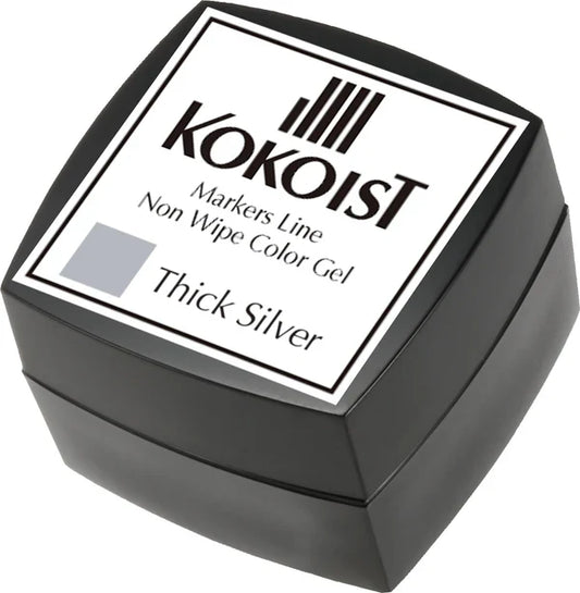 KOKOIST ML-04 Markers Line Non Wipe Color Gel Thick - Silver