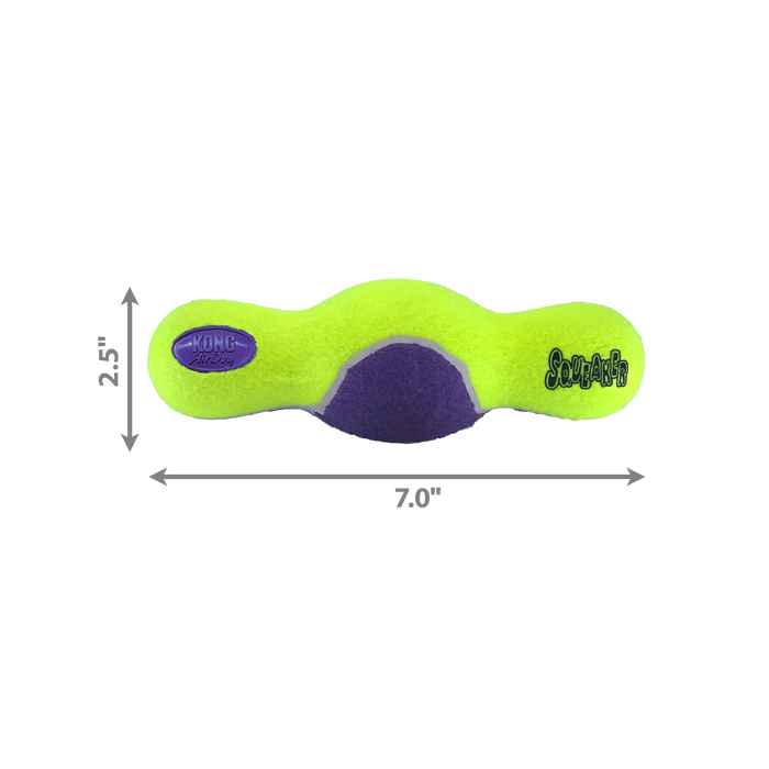 KONG AIRDOG SQUEAKER ROLLER MED/LARGE