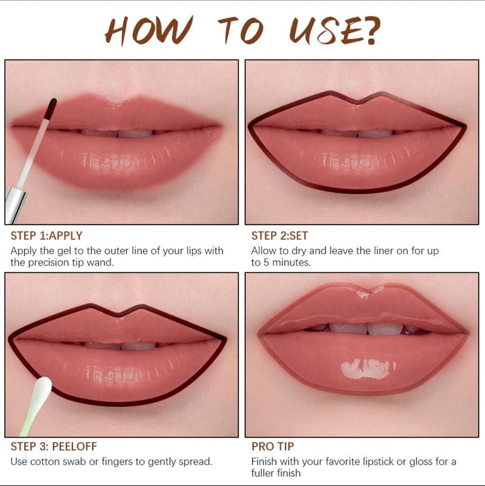 Lakerain Matte Finish Lipliner
