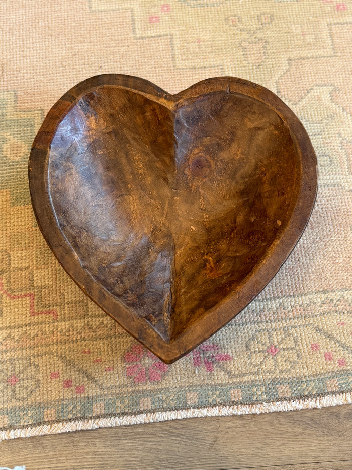 valentina imports heart shaped dough bowl