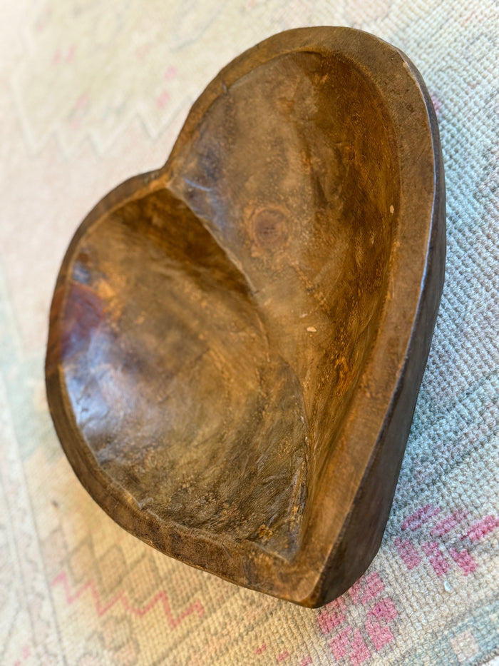 valentina imports heart shaped dough bowl
