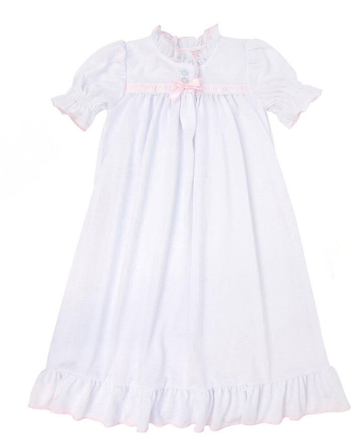 Laura Dare White Gown/Pink Insertion