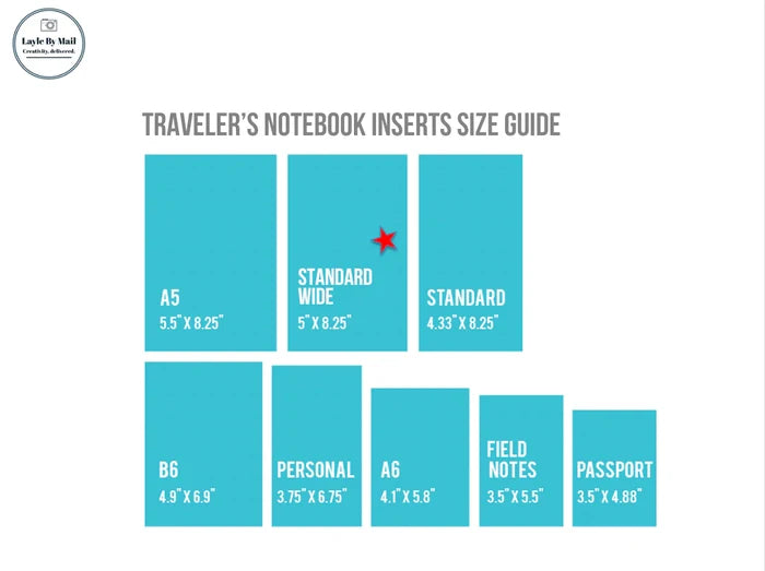 Layle By Mail | Adventure Awaits Traveler's Notebook