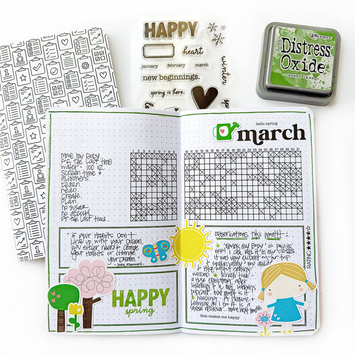 Layle By Mail | Habit Tracker Standard Wide Insert - BACK IN STOCK!