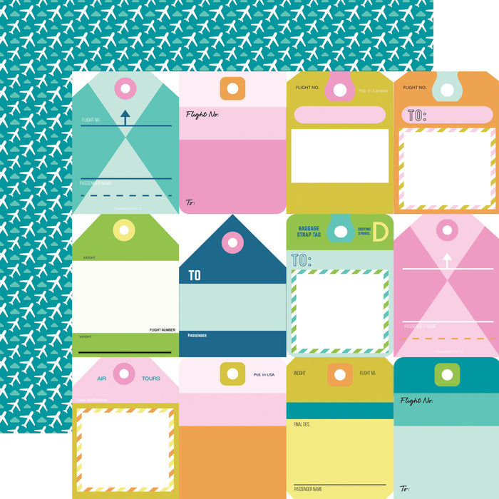 Layle By Mail | Postcards & Passports - 12x12 Paper Pack