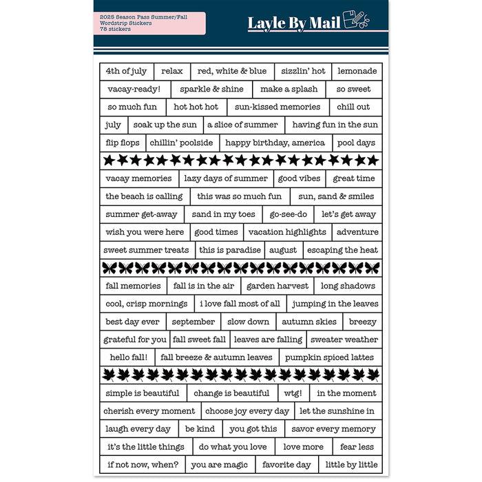 Layle By Mail Season Pass 2025 | Summer/Fall